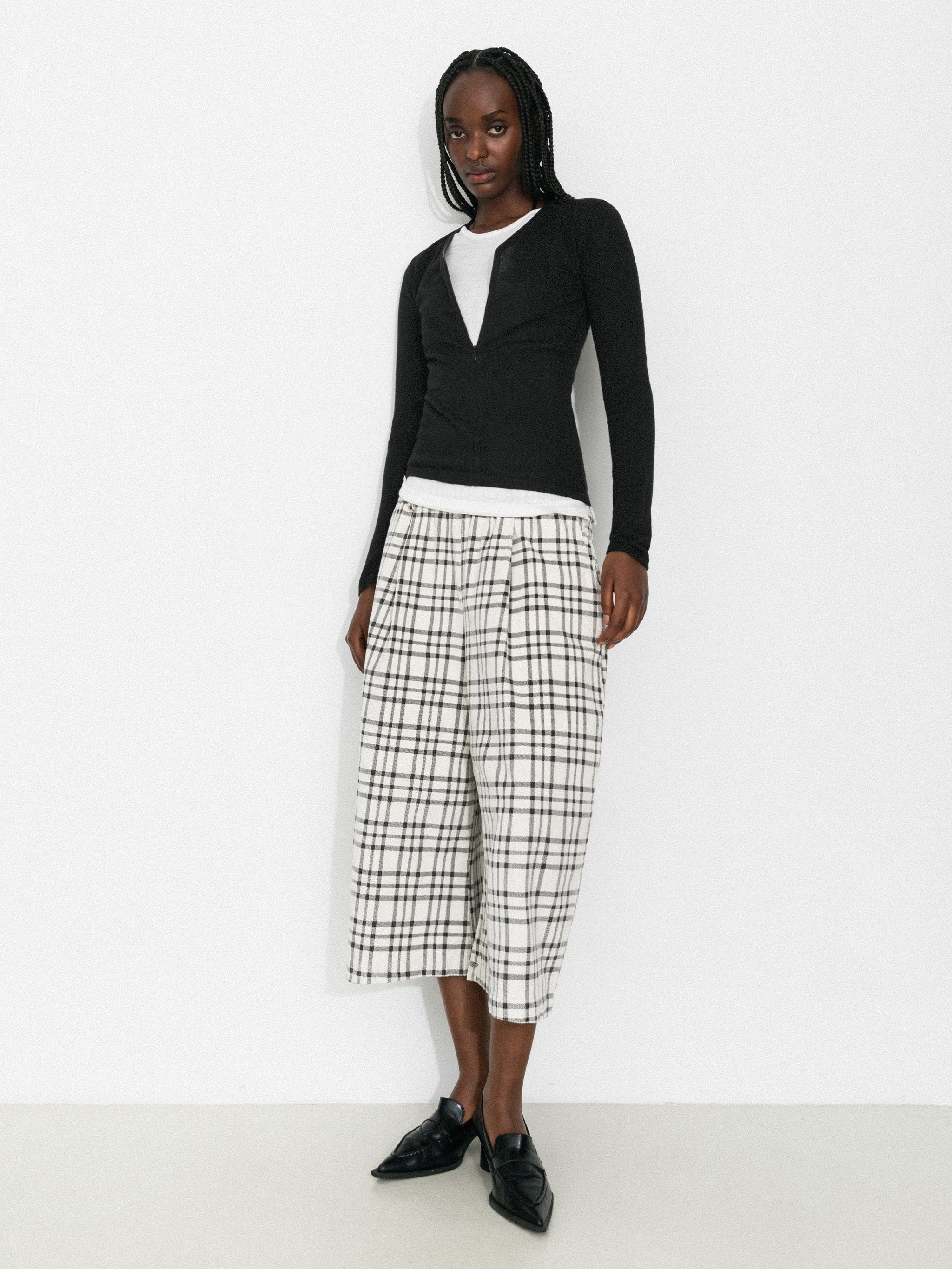 Casual Faux-Layer Knit Top-11