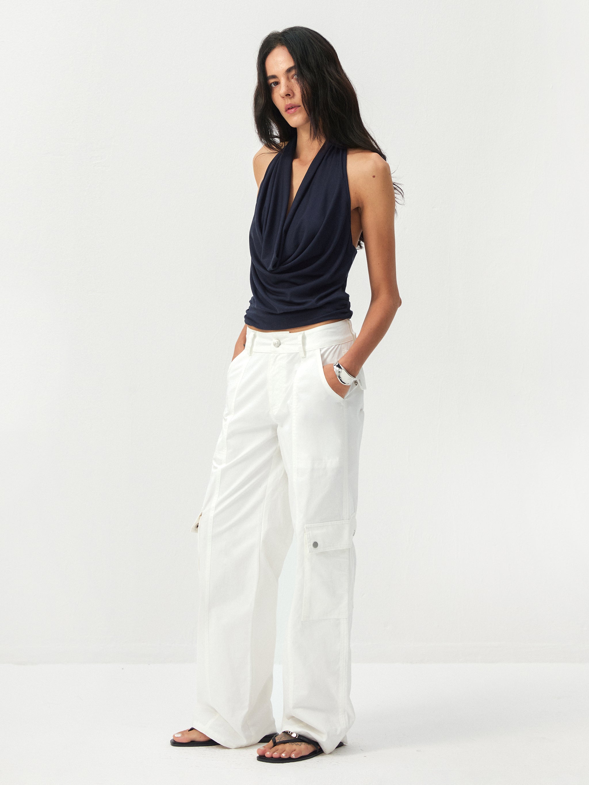 CUBIC 100% Cotton Casual Cargo Pants-9