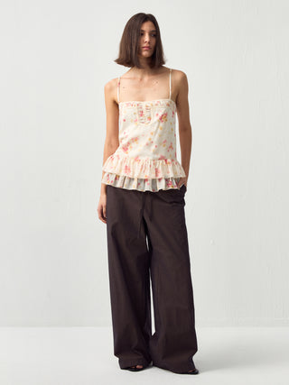 CUBIC Relaxed Straight-Leg Cotton Trousers
