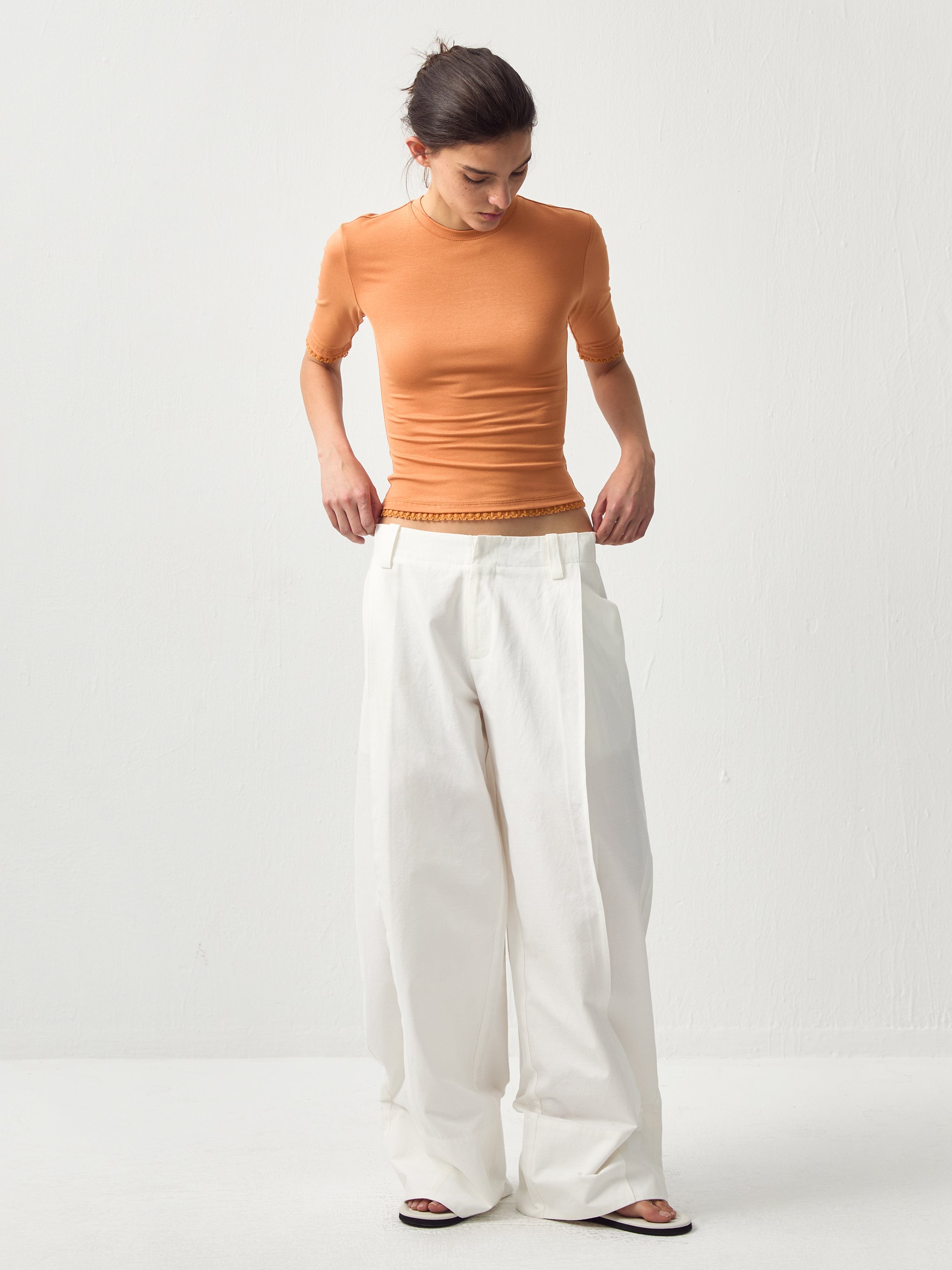 CUBIC Casual Wide-Leg Trousers-11