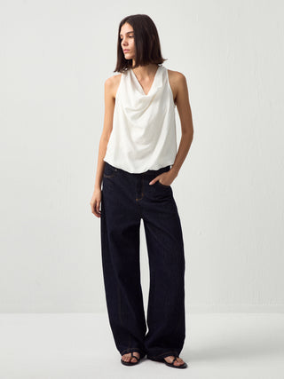 CUBIC Solid Halter Neck Camisole