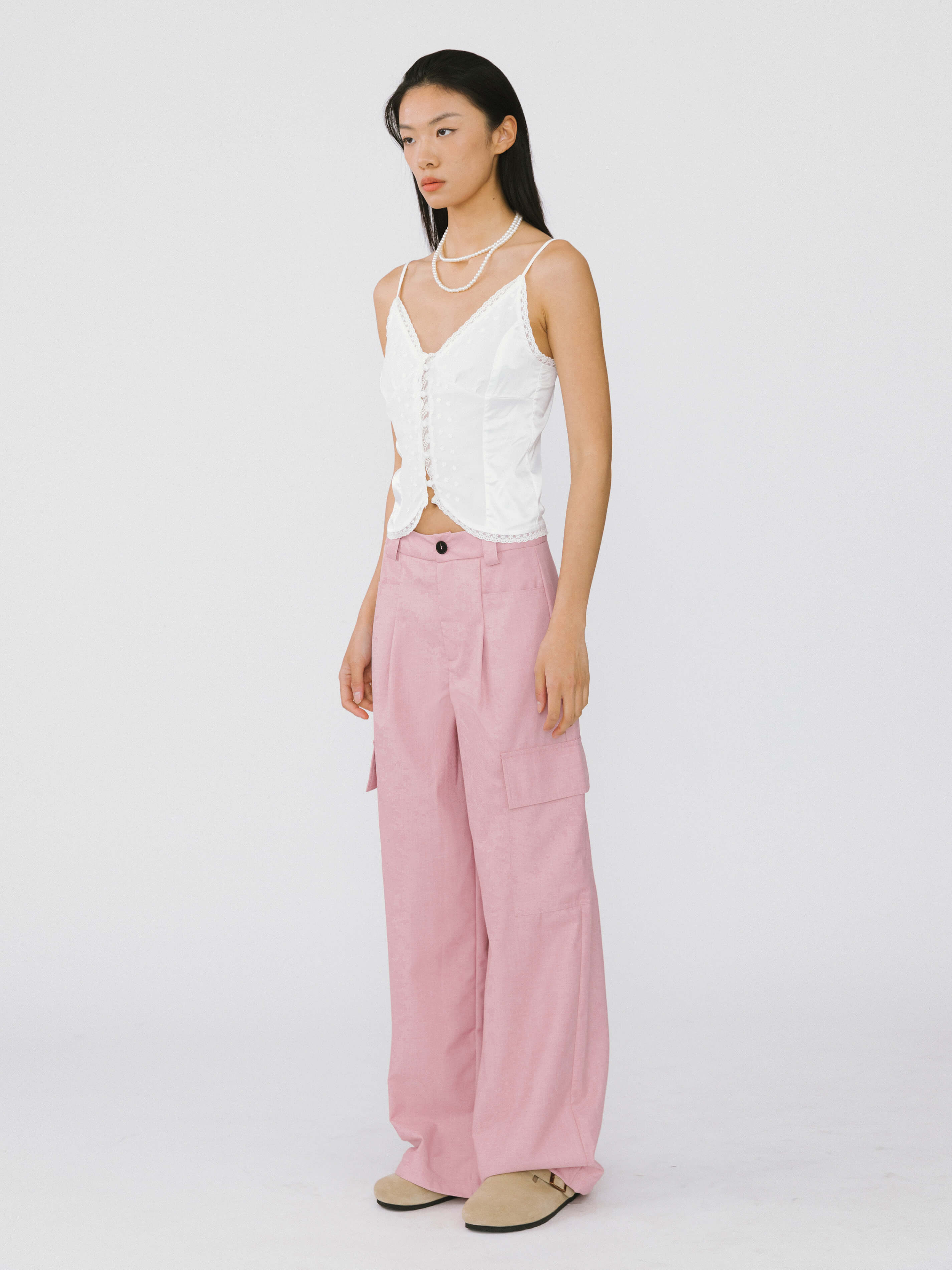 Straight Leg Cargo Trousers-12