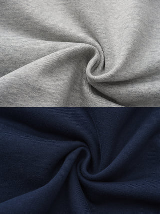 ONE BY CUBIC Collared Half-Zip Embroidered 100% Cotton Sweatshirt