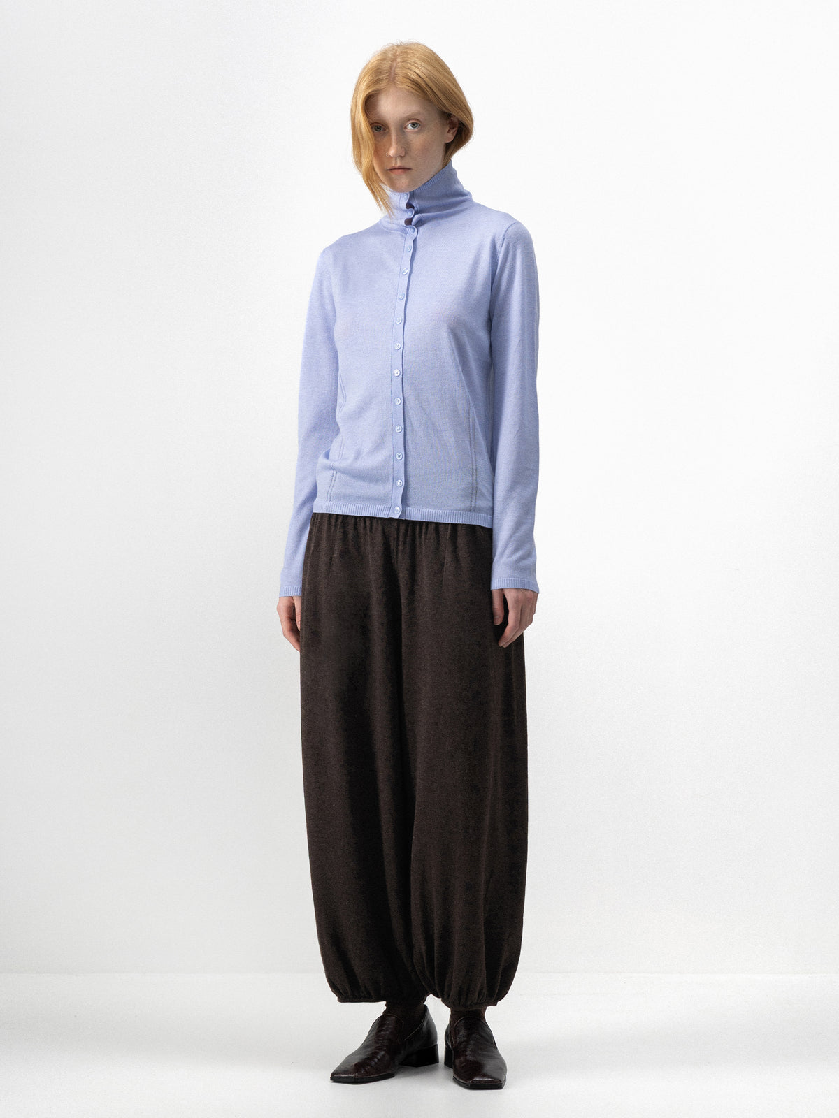 CUBIC Relaxed Knit Balloon Trousers-10