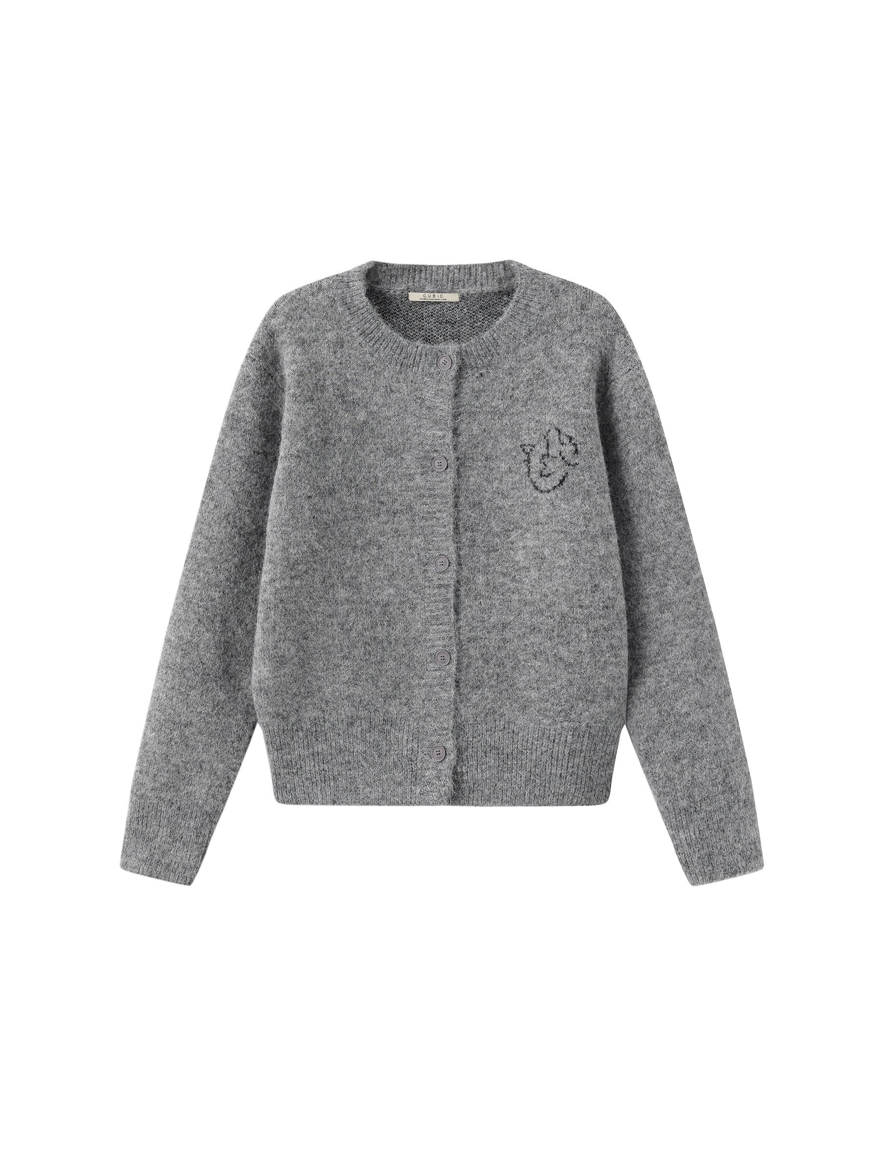 "CUBIC WINE CLUB" Cardigan-11