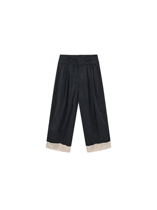 CUBIC Embroidery Casual Pants