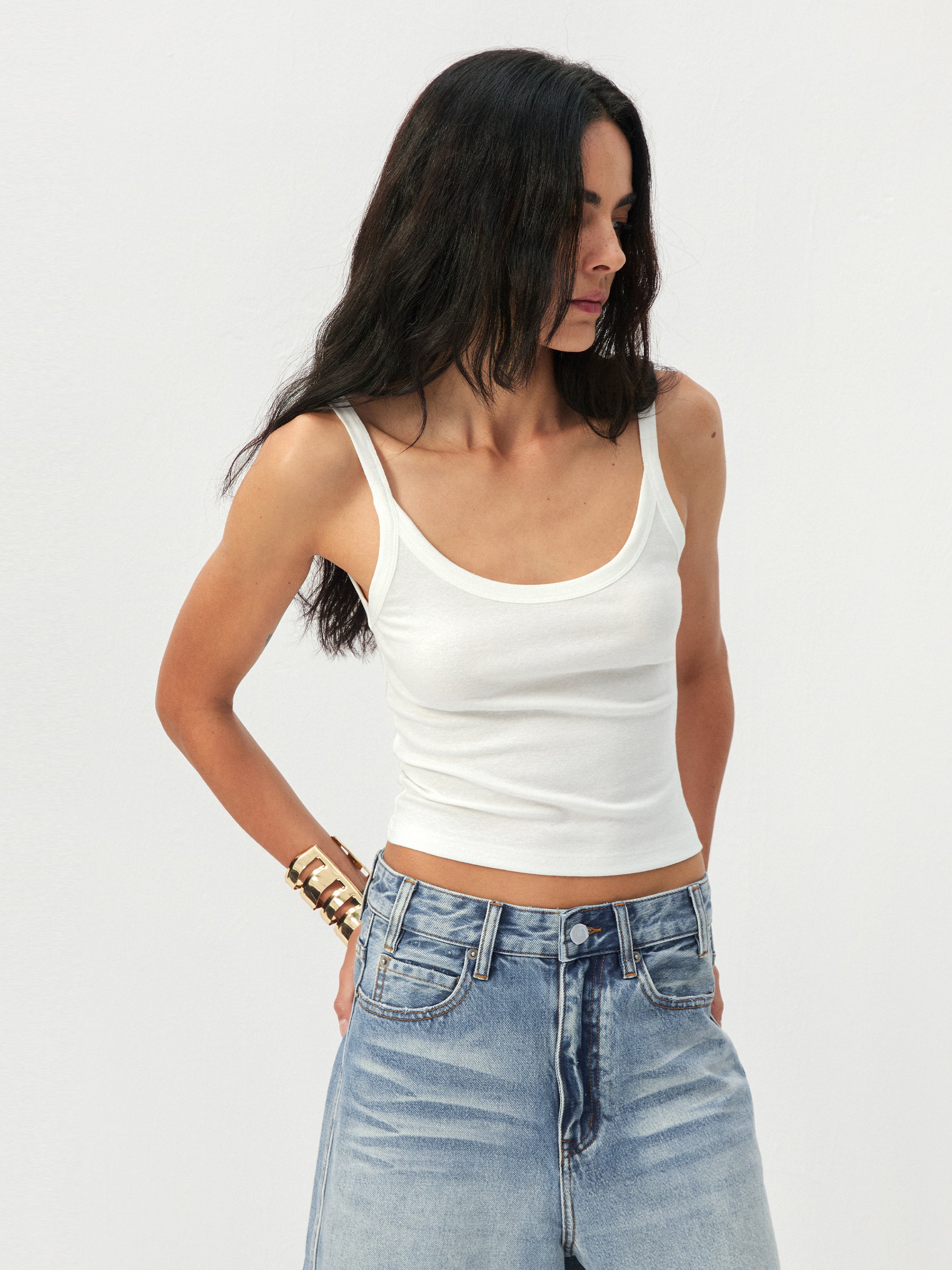 CUBIC Lyocell-Linen Blend Tank Top-11