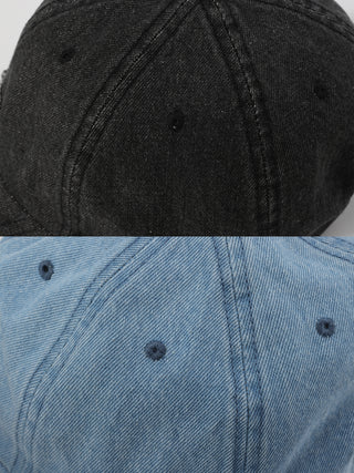 Denim Cubic Cap