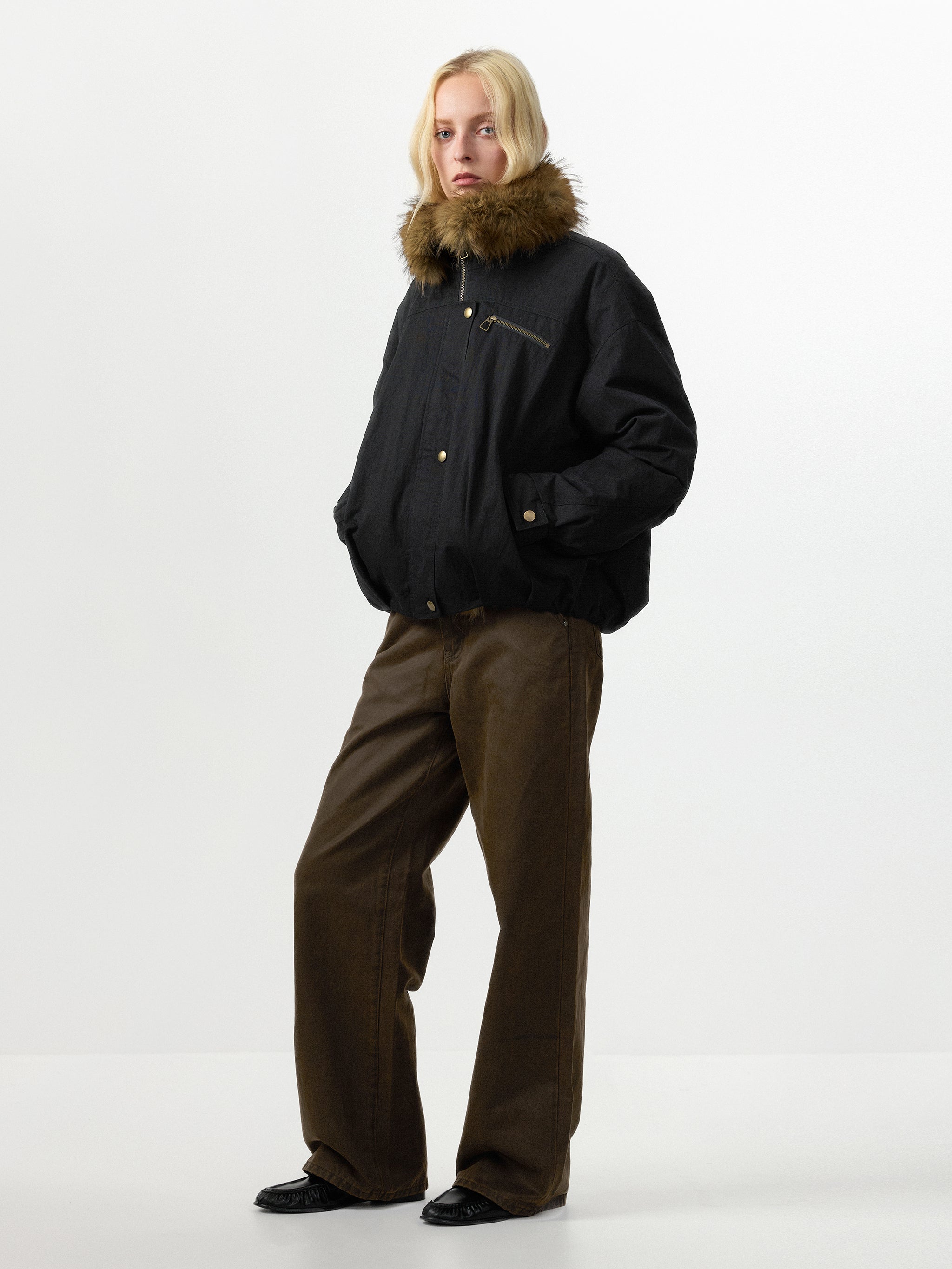CUBIC Utility Oversized Parka Down Jacket-11