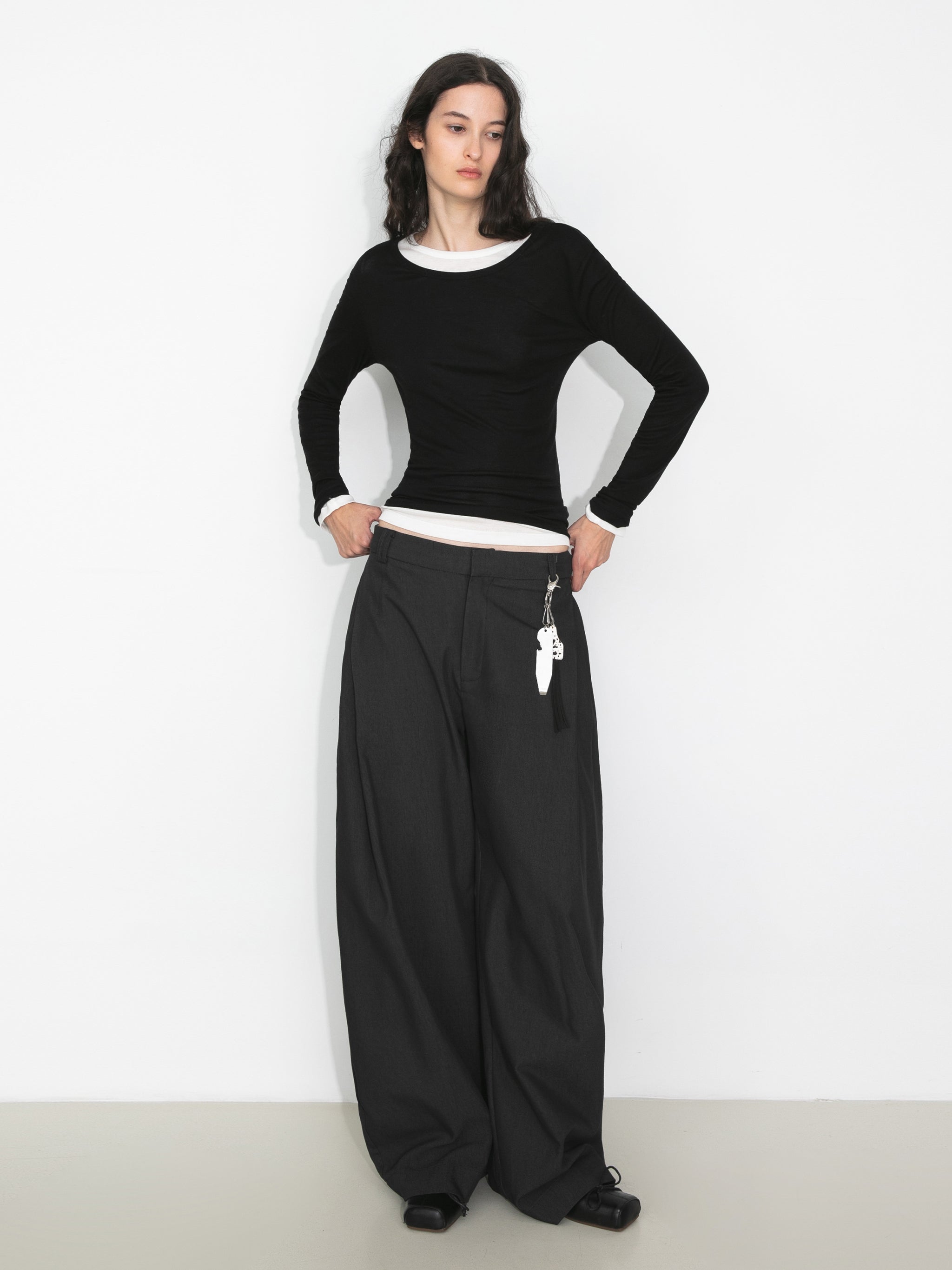 Basic Long-Sleeve Layering Top-2