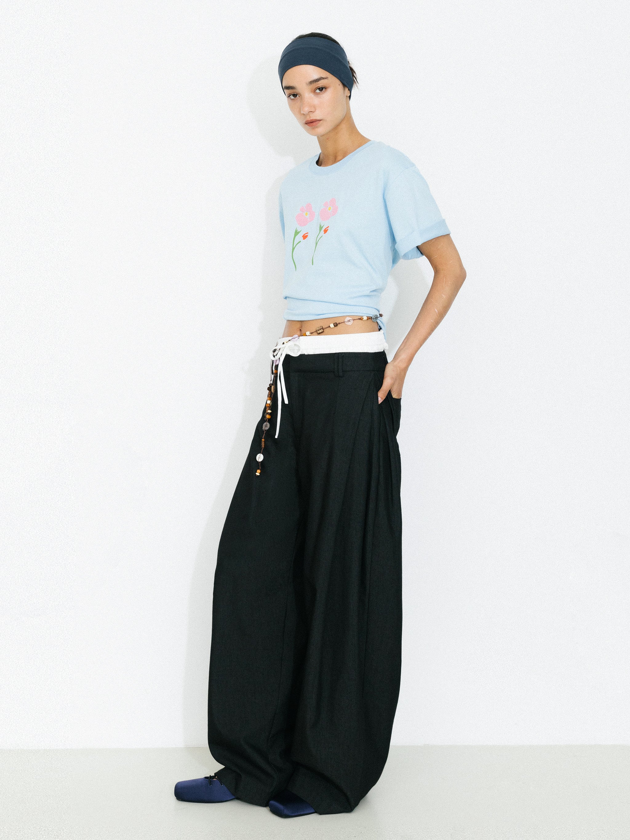 Oversized Flowers T-shirt-11