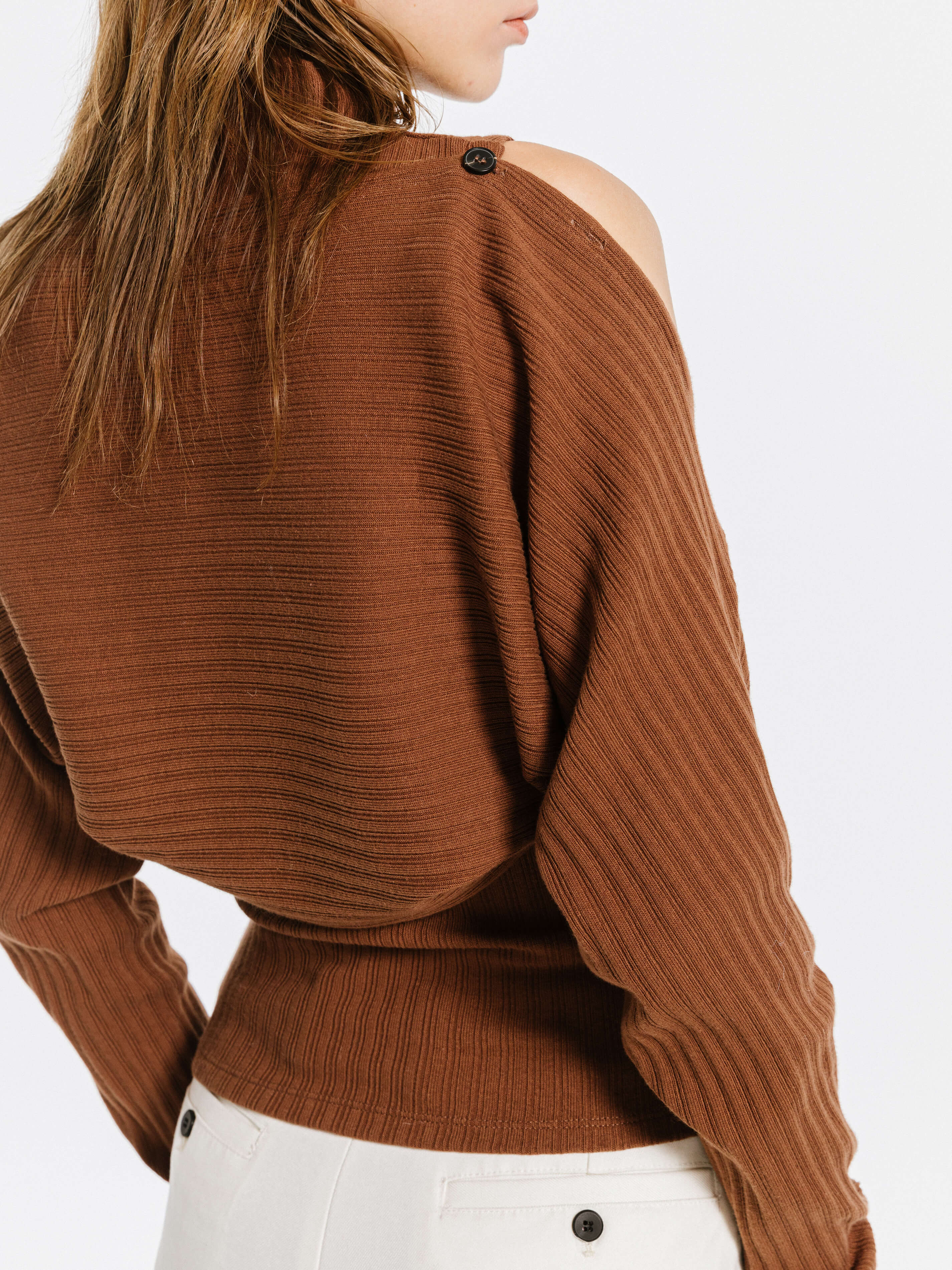 Detachable Knit Long Sleeve Top-11