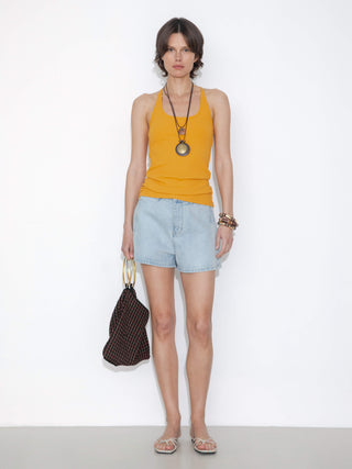 C by CUBIC Slim-Fit Sleeveless Knit Tank Top