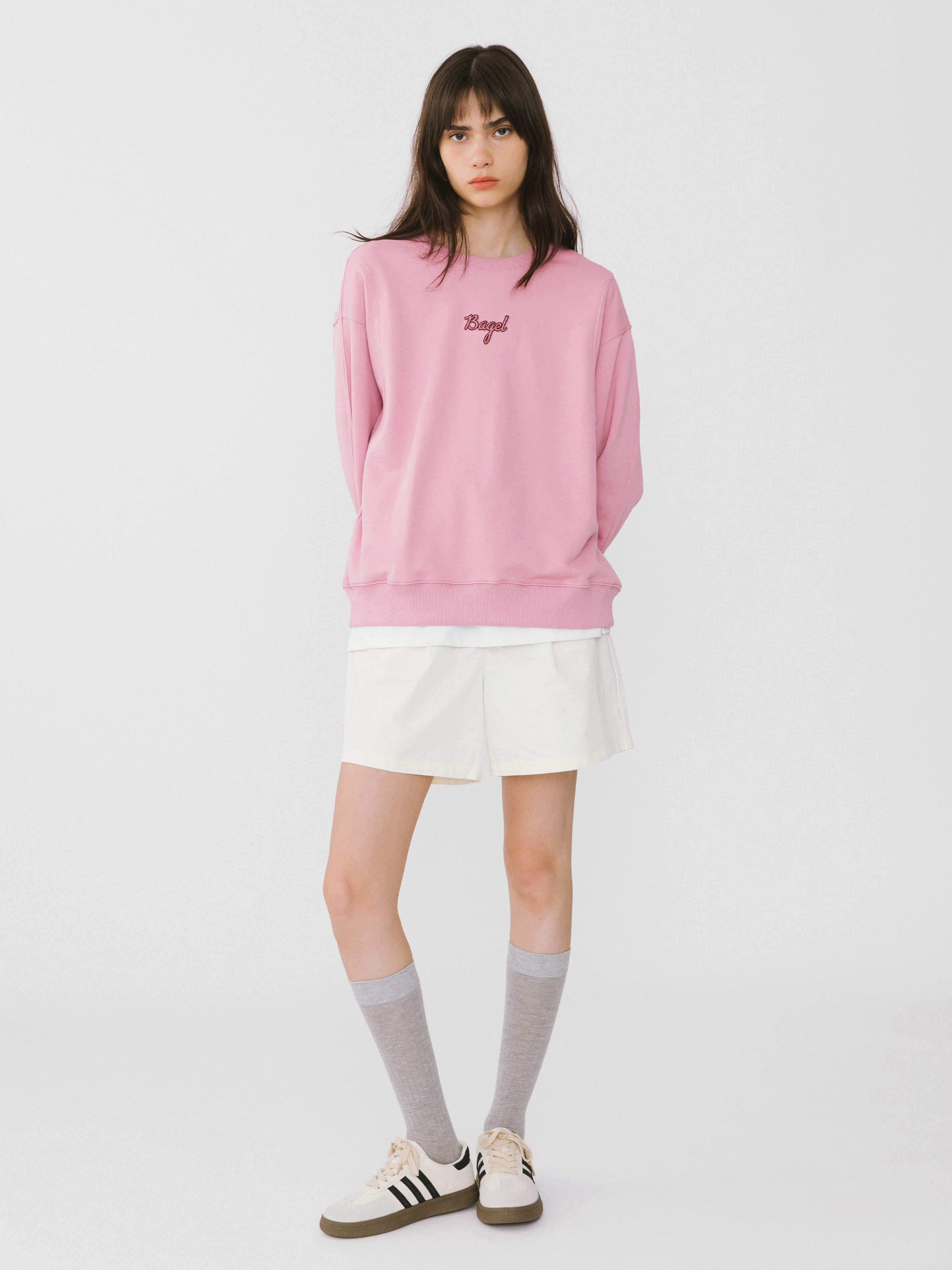 Bagel Oversized Boyfriend Sweater-11