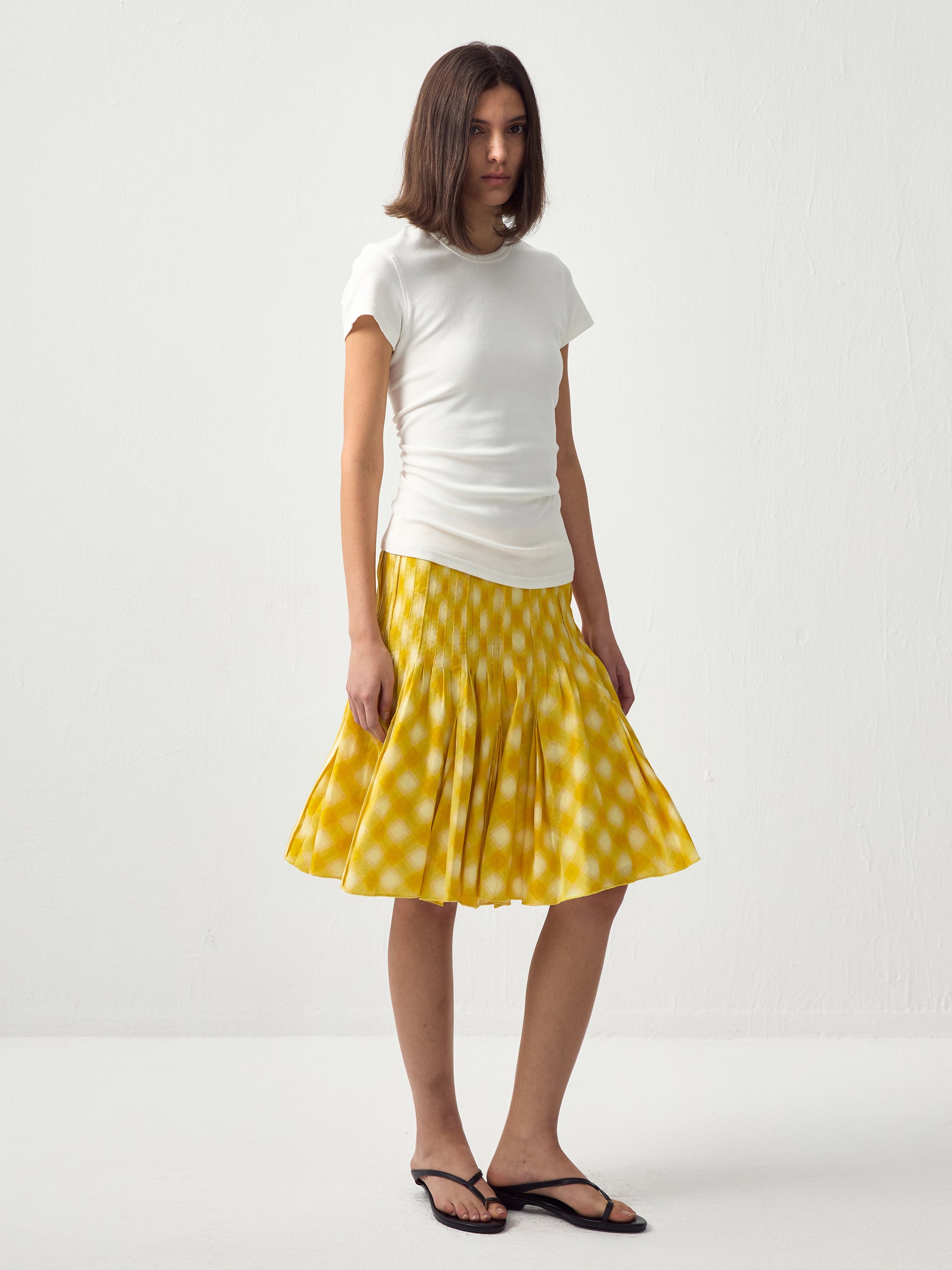 CUBIC Slim Cropped Crew Neck Top-11