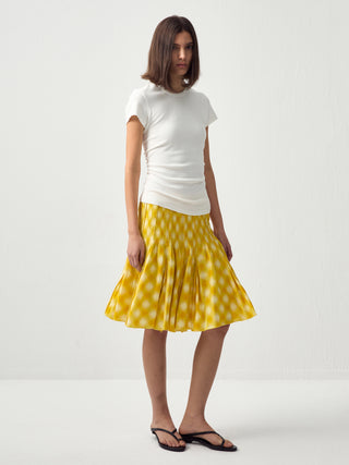 CUBIC Slim Cropped Crew Neck Top
