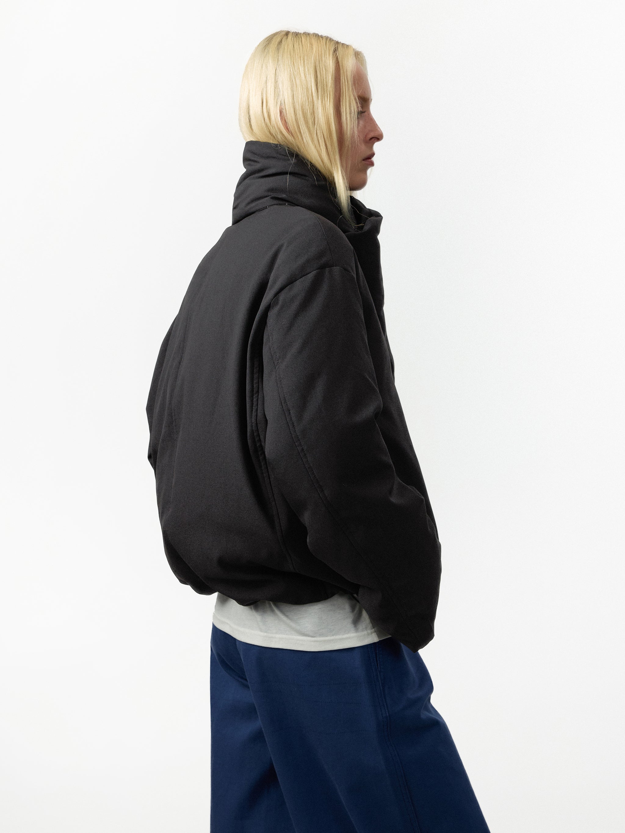 CUBIC Detachable Scarf Puffer Down Jacket-12