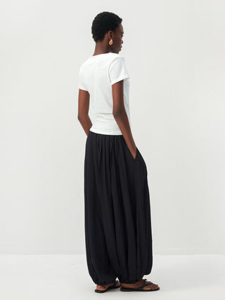 CUBIC Cotton-Blend Notch Neck Slim Fit T-shirt