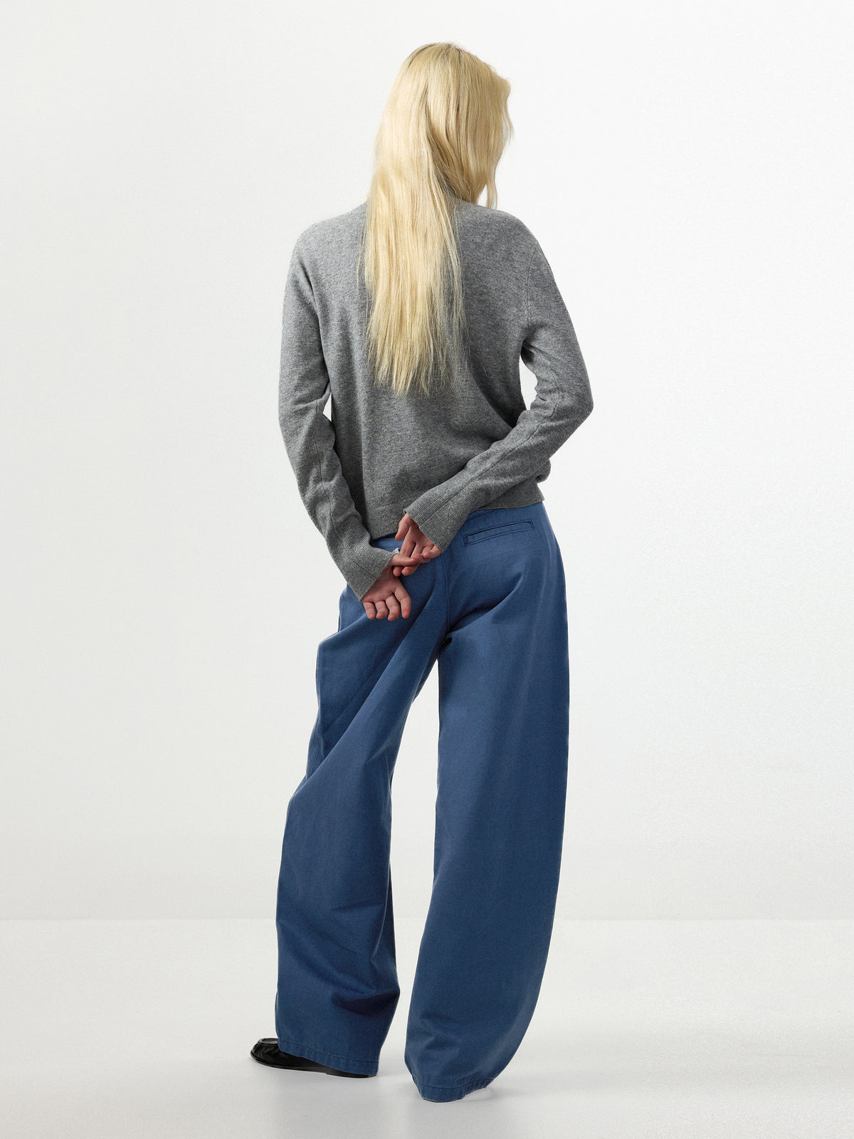 Relaxed Knit Cardigan Jacket in 100% Wool-12