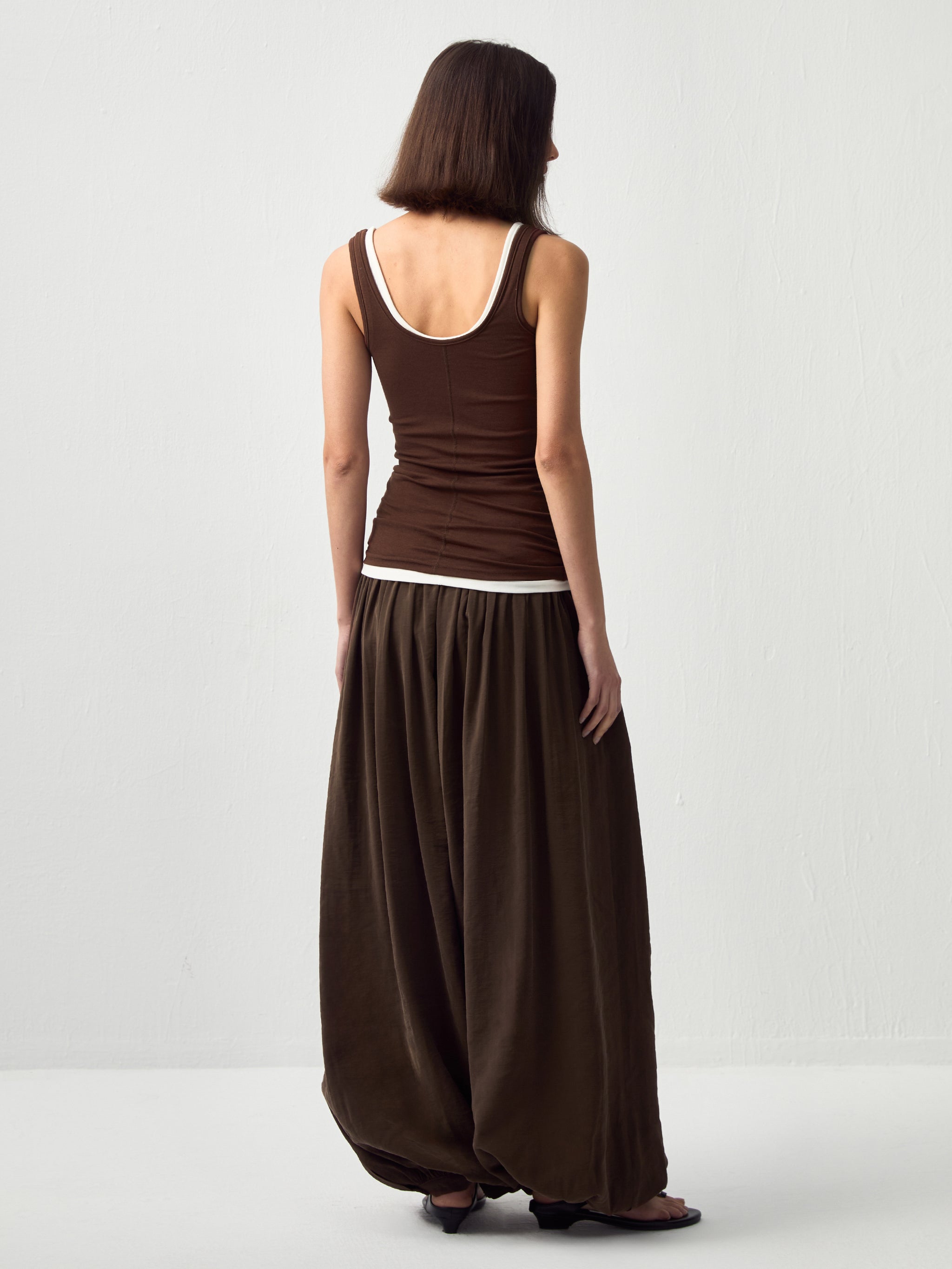 CUBIC Pleated Lantern Pants-12