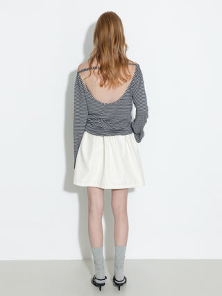 A-line Skirt with Cotton blend