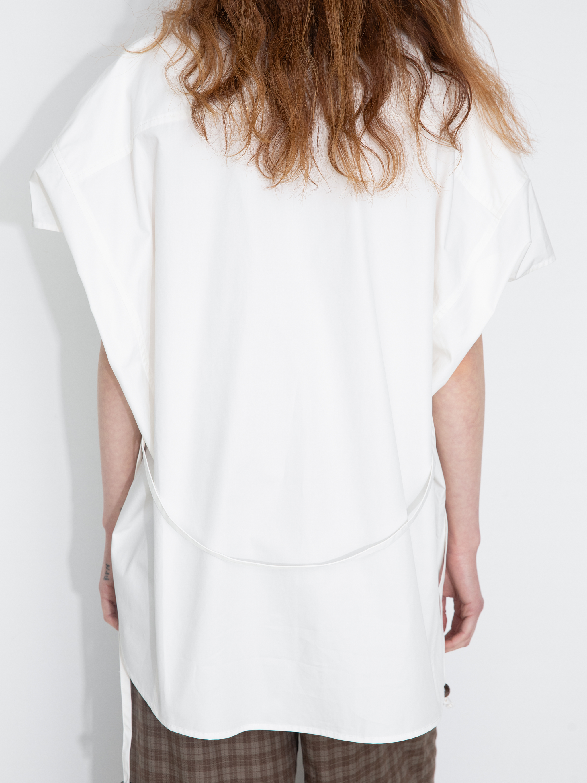 Beaded Placket Utility Short-Sleeve Shirt-12
