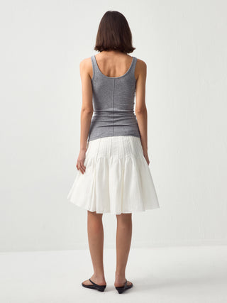 CUBIC Acetate Pleated Umbrella Skirt