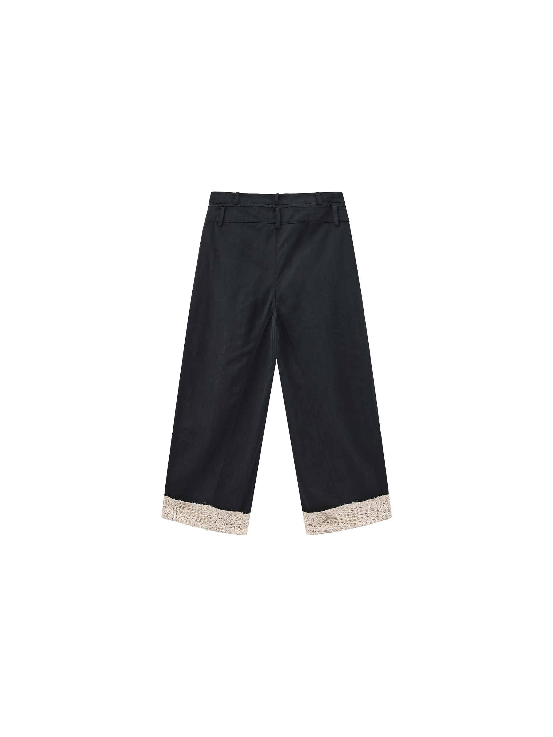 CUBIC Embroidery Casual Pants-12