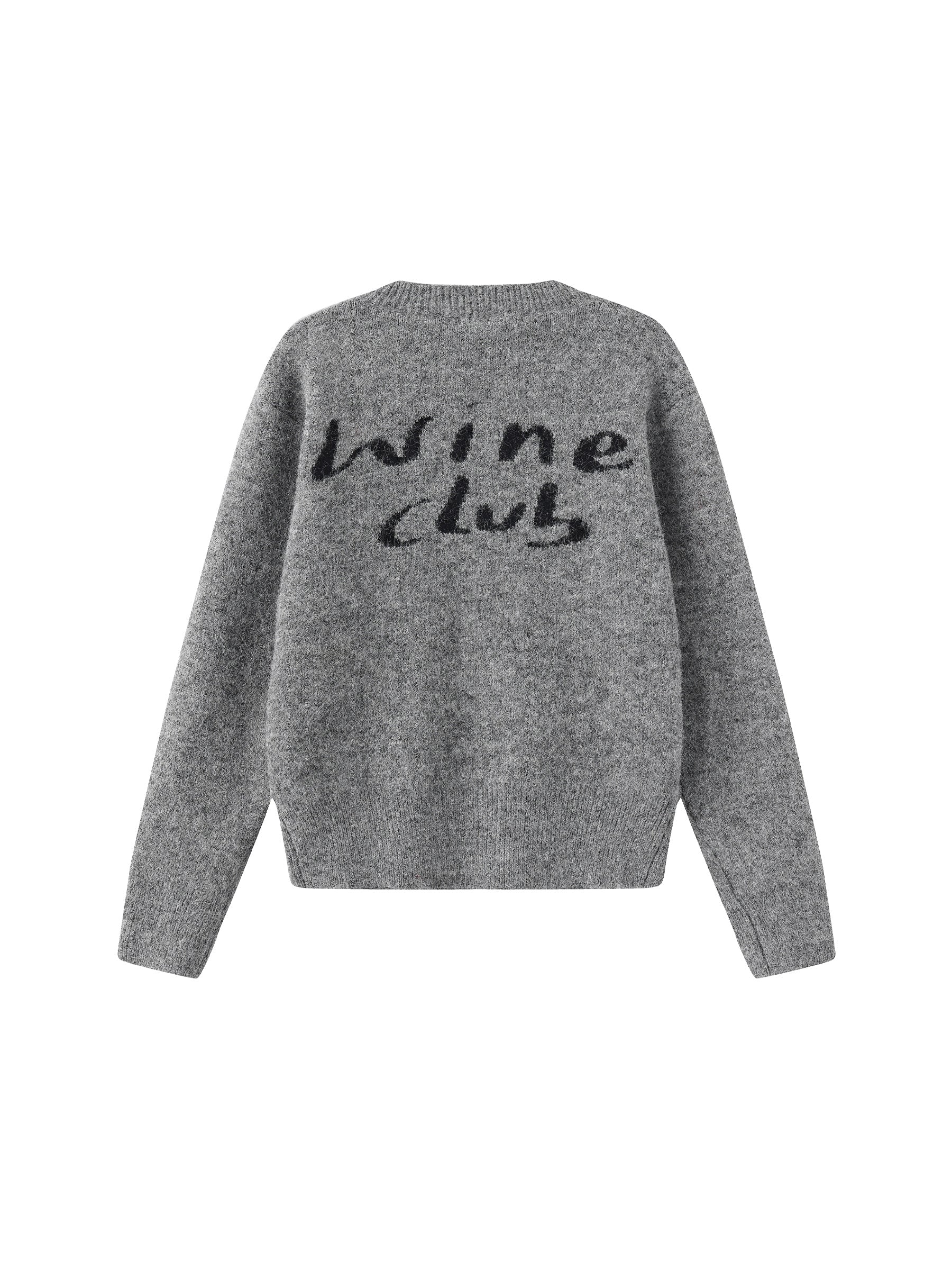 "CUBIC WINE CLUB" Cardigan-12