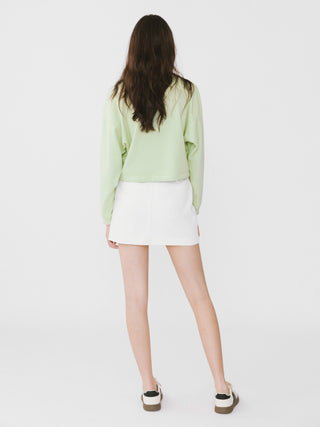 Short Basic Sweatshirt