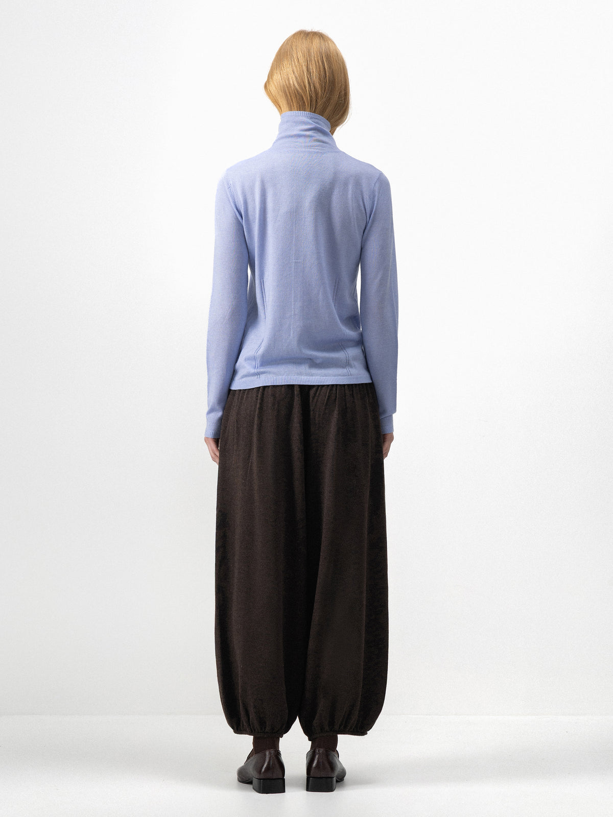 CUBIC Relaxed Knit Balloon Trousers-11