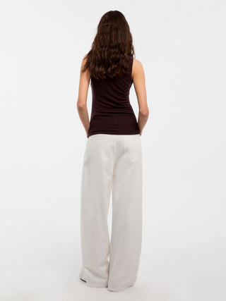 CUBIC Lyocell Striped Linen Vest