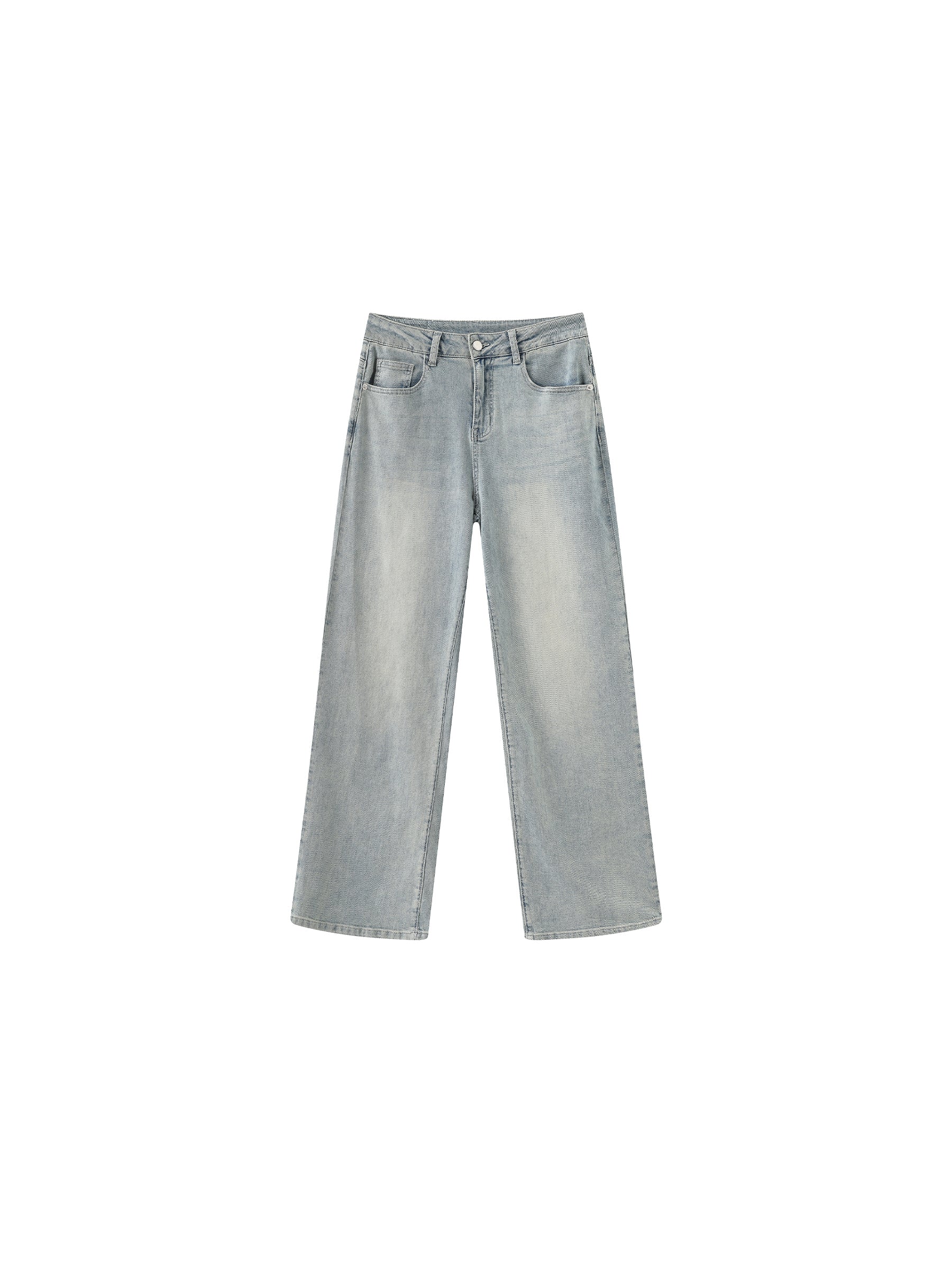 High Waisted Wide Leg Jeans-12