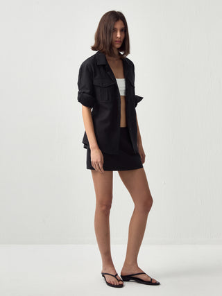CUBIC Gradient Check Layered Skort