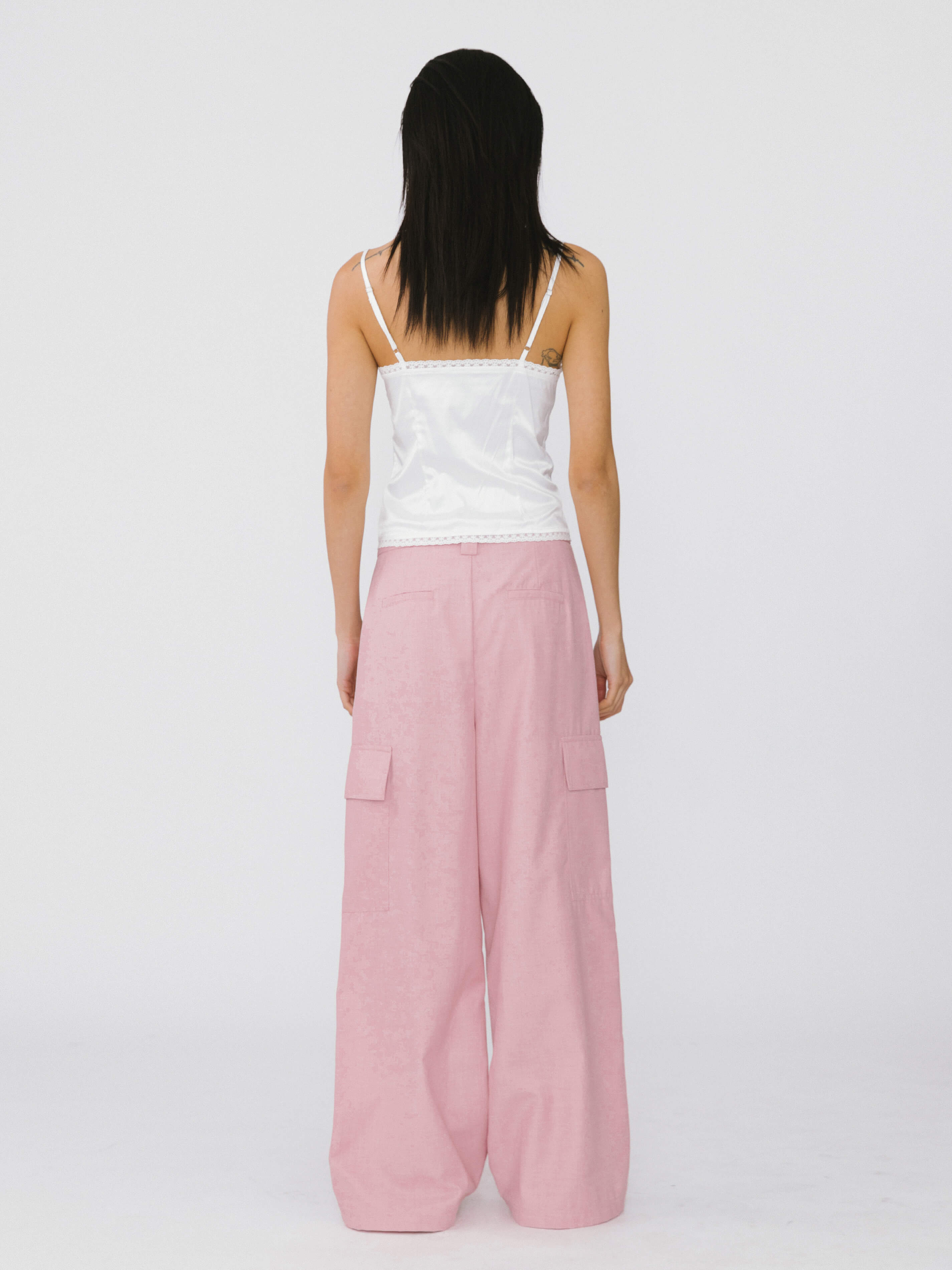 Straight Leg Cargo Trousers-13