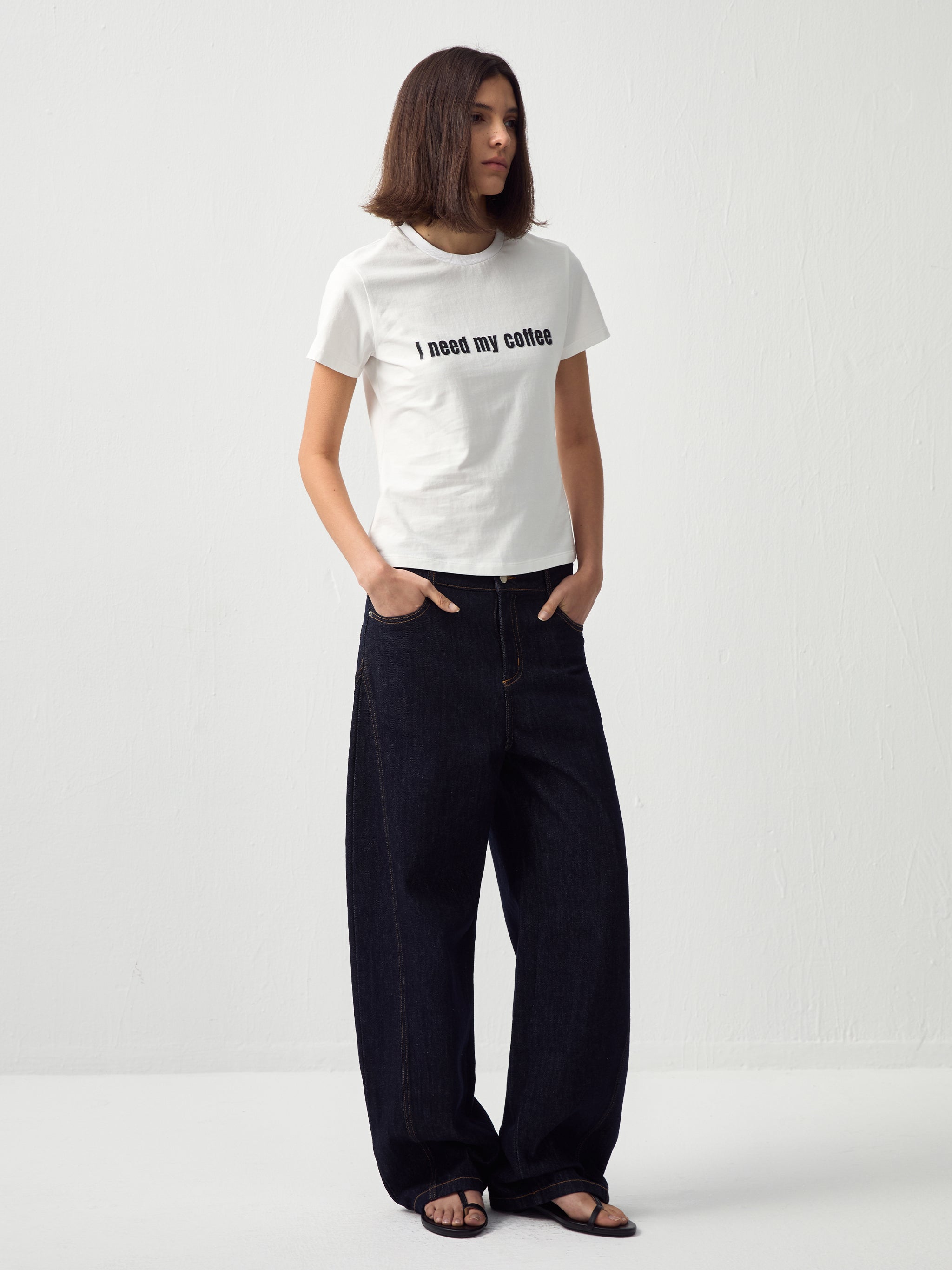 CUBIC 'I need my coffee' T-Shirt-14