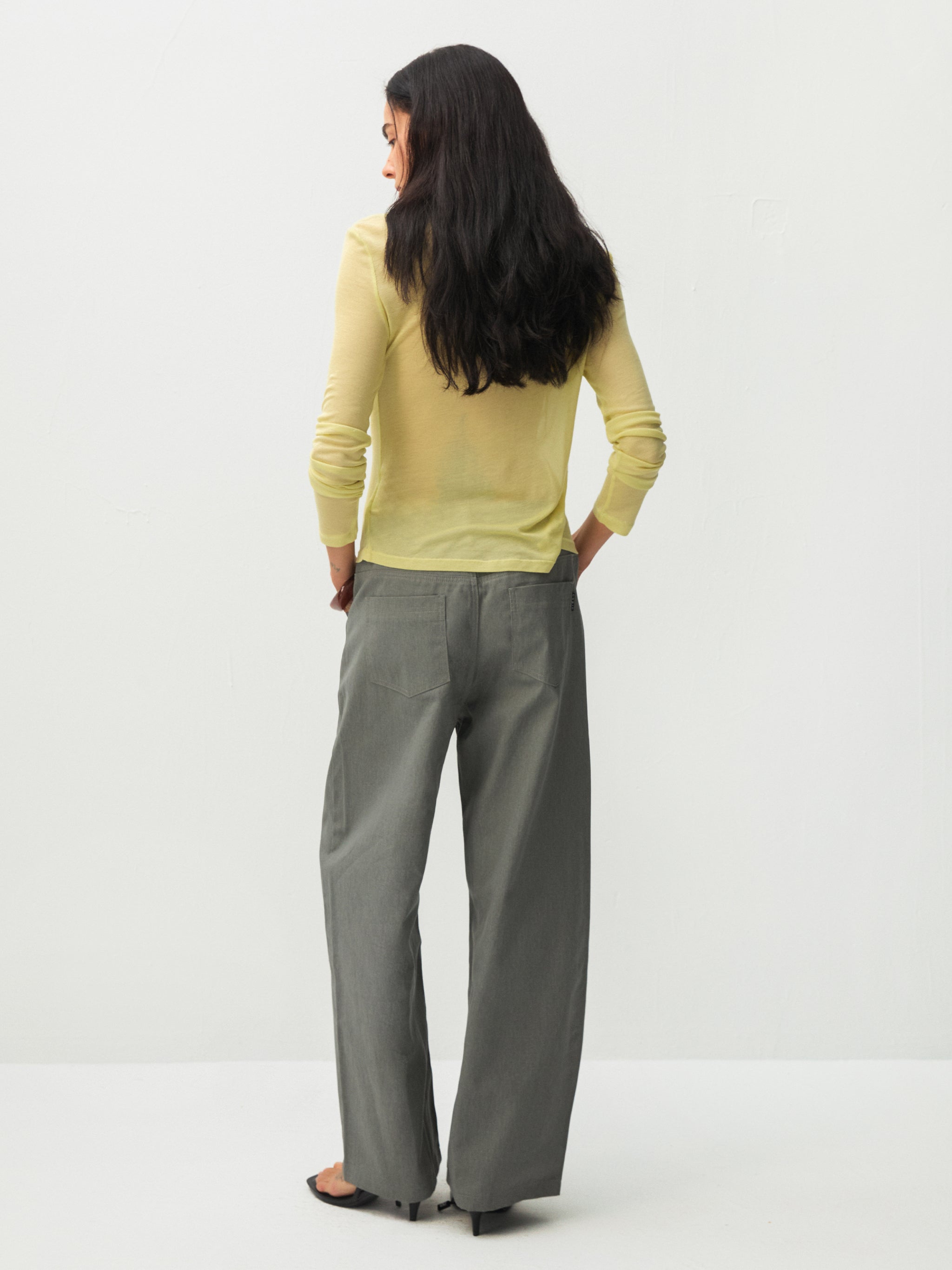 100% Cotton Draped Oversized Wide-Leg Casual Pants-12