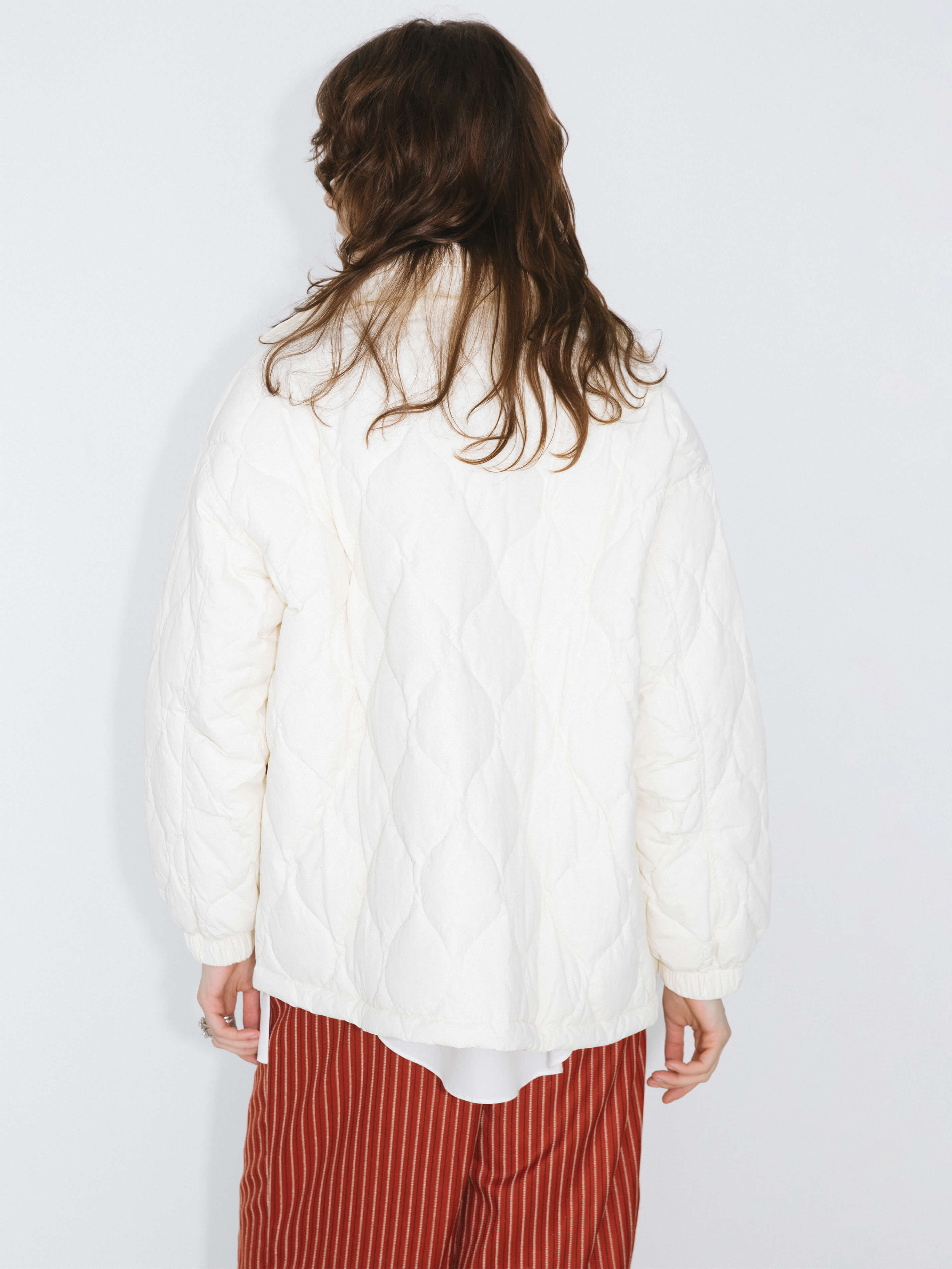 Diamond Padded Short Puffer Jacket-12