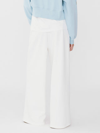 Double Drawstring Wide Leg Trousers