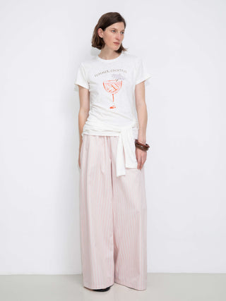 Printed Casual Short-Sleeve Top