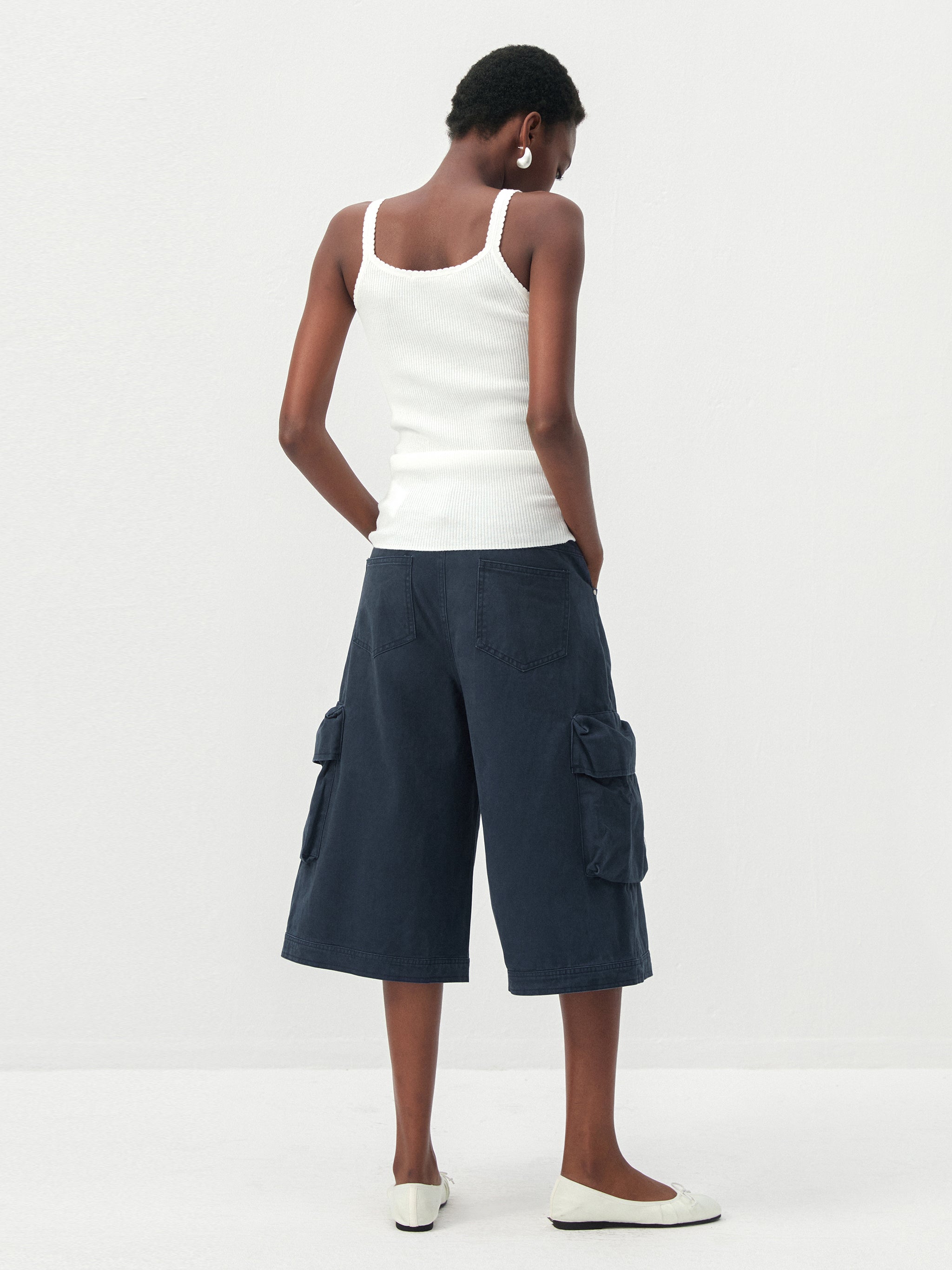 CUBIC 100% Cotton Cargo Culottes-12