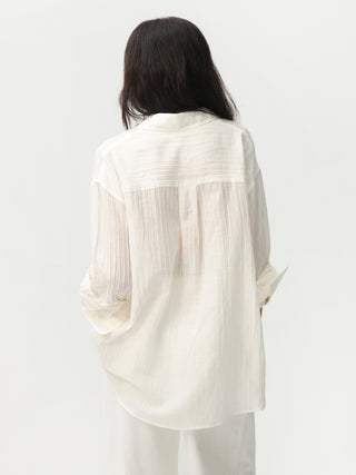 CUBIC Ramie Lightweight Long-Sleeved Shirt