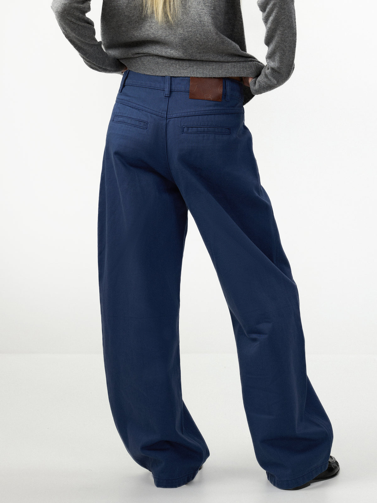 CUBIC 100% Cotton Wide Leg Trousers-12
