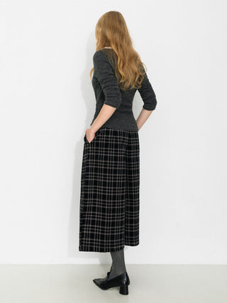 Classic Boat Neck Faux-Layer Top