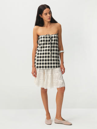 CUBIC Straight H‑line Two‑way Skirt