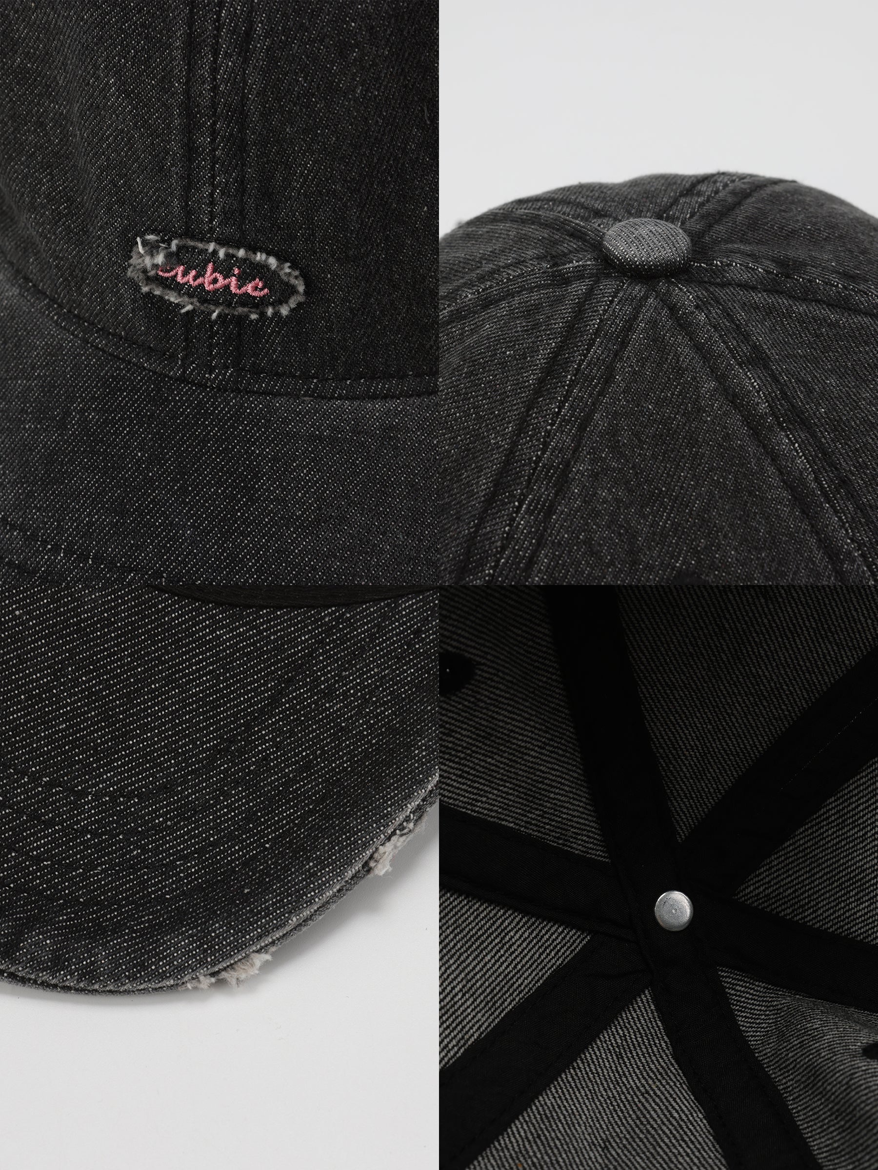 Denim Cubic Cap-13