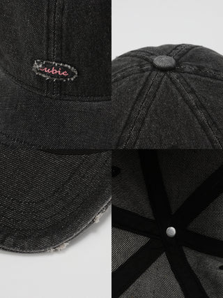 Denim Cubic Cap
