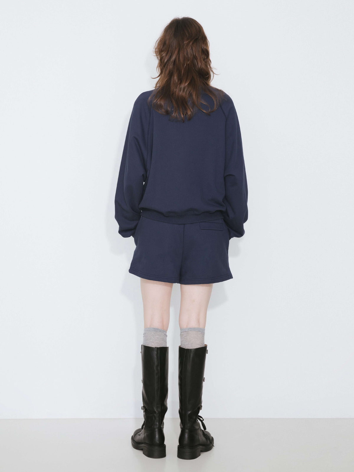 ONE BY CUBIC Collared Half-Zip Embroidered 100% Cotton Sweatshirt-14