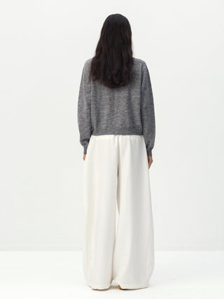 CUBIC Draped Wide Leg Trousers