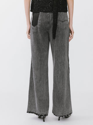 High Waist Barrel Leg Jeans